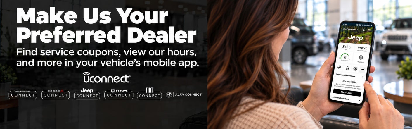 uconnect® make us your preferred dealer | Bergstrom Alfa Romeo in Appleton WI