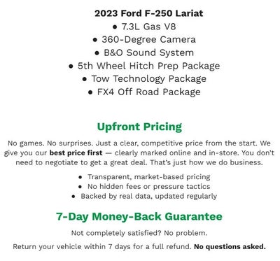 2023 Ford SUPER DUTY F-250 SRW CREW CAB