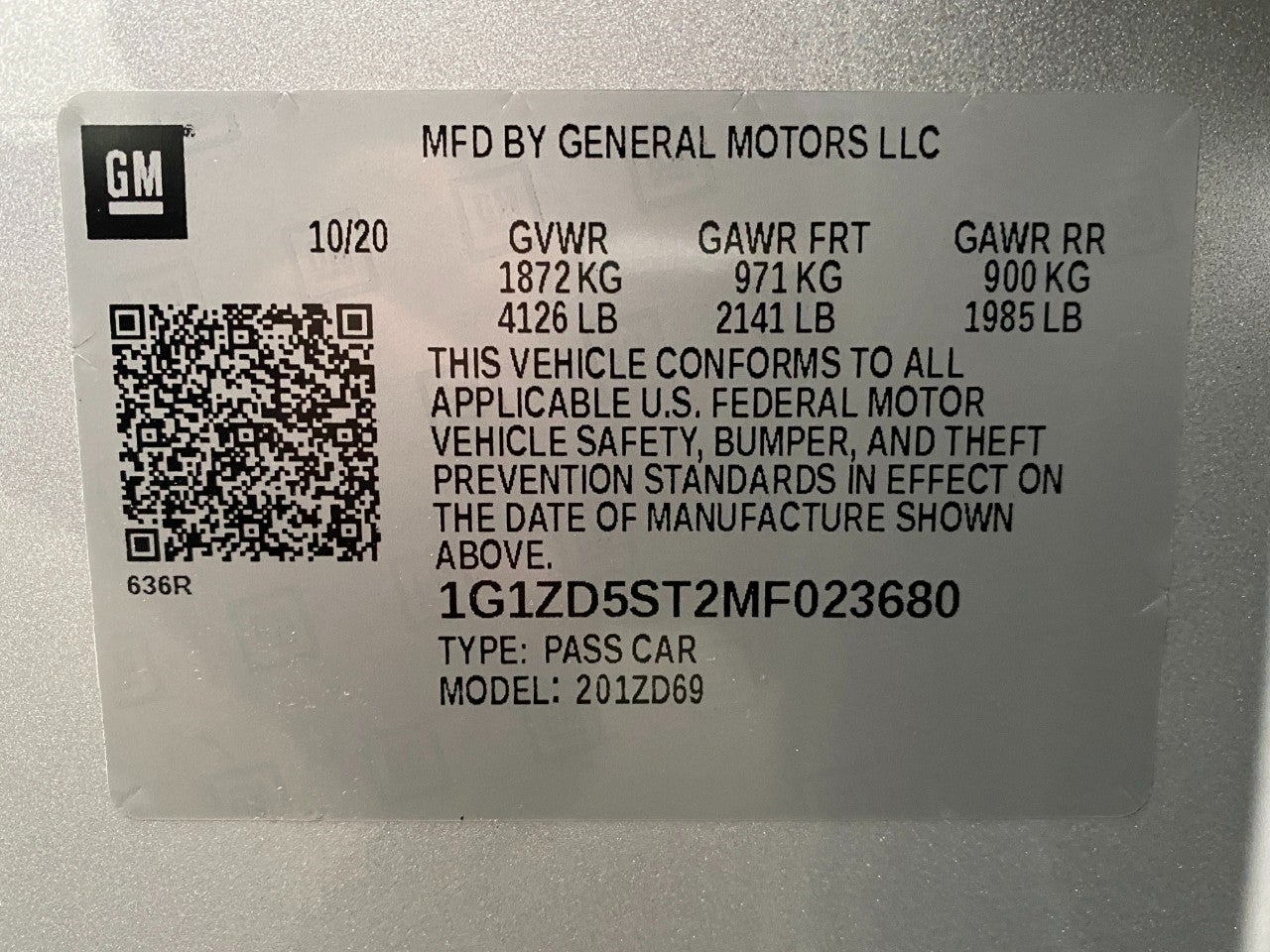 2021 Chevrolet Malibu 4dr Sdn LT