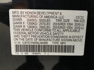 2022 Acura MDX SH-AWD w/Technology Package