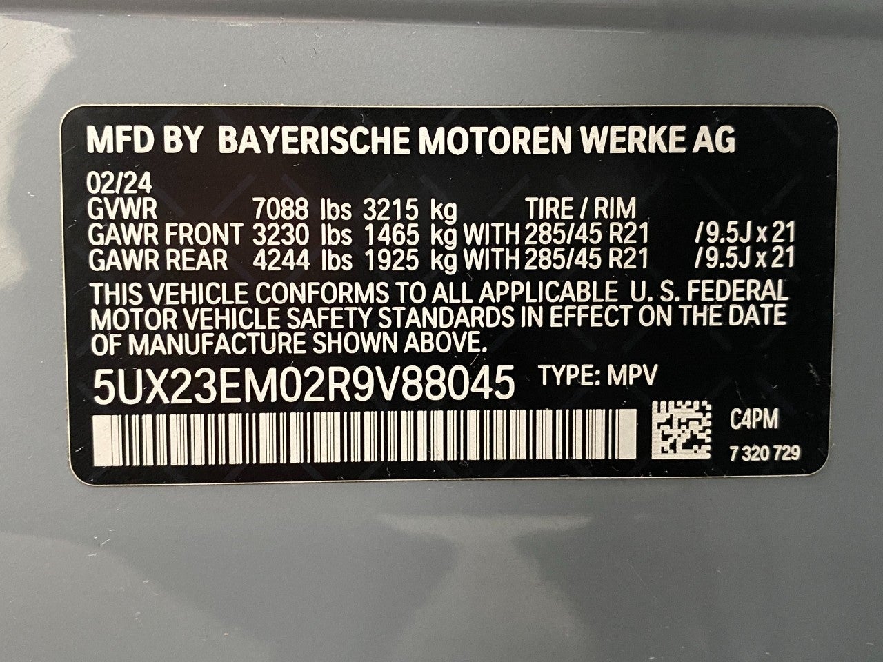 2024 BMW X7 xDrive40i Sports Activity Vehicle