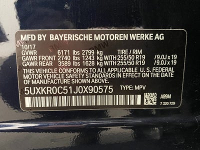 2018 BMW X5 xDrive35i Sports Activity Vehicle