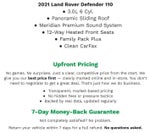 2021 Land Rover Defender 110 SE AWD