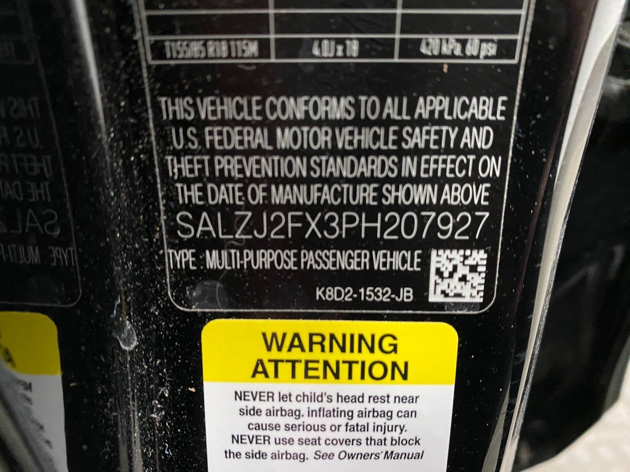 2023 Land Rover Range Rover Evoque S AWD