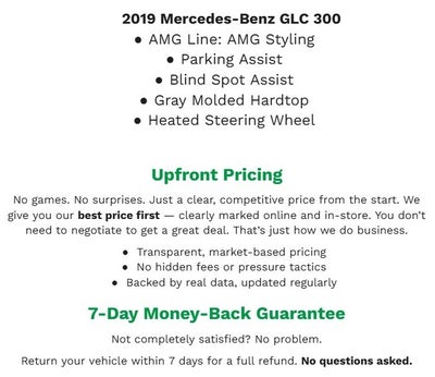 2019 Mercedes-Benz GLC GLC 300 4MATIC® Coupe
