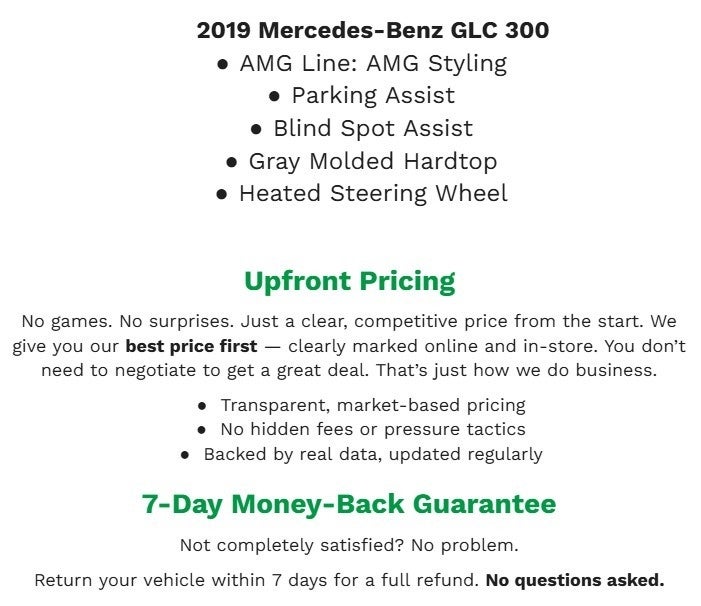 2019 Mercedes-Benz GLC GLC 300 4MATIC® Coupe
