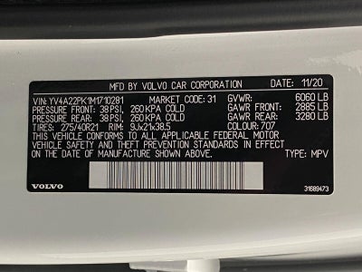 2021 Volvo XC90 T6 AWD Momentum 7P