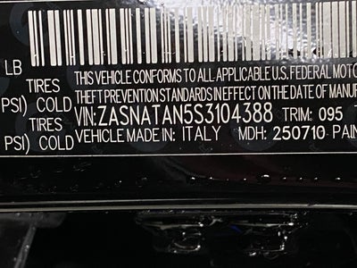 2025 Alfa Romeo Tonale AWD